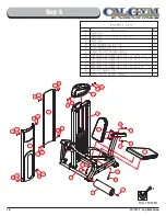 Preview for 16 page of TuffStuff Calgym CG-7512 Owner'S Manual