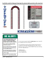 Preview for 5 page of TuffStuff CALGYM CG-7514 Owner'S Manual