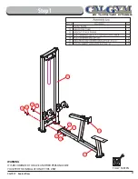 Предварительный просмотр 11 страницы TuffStuff CalGym CG-7517 Owner'S Manual