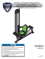 Preview for 1 page of TuffStuff CG-9516 Owner'S Manual