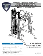 TuffStuff CHL-610WS Owner'S Manual предпросмотр