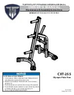 Предварительный просмотр 1 страницы TuffStuff CXT-255 Owner'S Manual