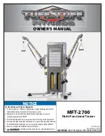 Preview for 1 page of TuffStuff MFT-2700 Owner'S Manual