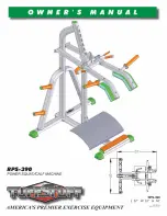 TuffStuff RPS-390 Owner'S Manual preview