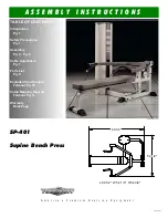 TuffStuff SP-401 Assembly Instructions Manual предпросмотр