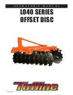 Tufline LO40 Series Operator'S Manual preview