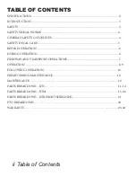 Preview for 2 page of Tufline RTC 40 Operator'S Manual