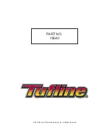 Preview for 26 page of Tufline RTC 40 Operator'S Manual