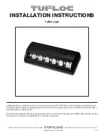 TUFLOC TufBox Light Installation Instructions предпросмотр