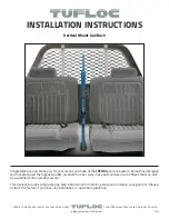 TUFLOC Vertical Mount Installation Instructions preview