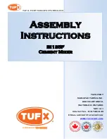 TUFX BI135F Assembly Instructions Manual preview