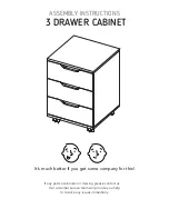 Предварительный просмотр 1 страницы TUHOME Furniture Alaska CLB 5982 Assembly Instructions Manual