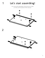 Предварительный просмотр 6 страницы TUHOME Furniture Alaska CLB 5982 Assembly Instructions Manual