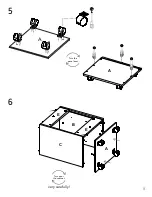 Предварительный просмотр 8 страницы TUHOME Furniture Alaska CLB 5982 Assembly Instructions Manual