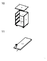 Предварительный просмотр 11 страницы TUHOME Furniture Alaska CLB 5982 Assembly Instructions Manual