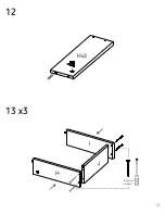 Предварительный просмотр 12 страницы TUHOME Furniture Alaska CLB 5982 Assembly Instructions Manual