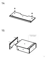 Предварительный просмотр 13 страницы TUHOME Furniture Alaska CLB 5982 Assembly Instructions Manual