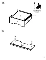 Предварительный просмотр 14 страницы TUHOME Furniture Alaska CLB 5982 Assembly Instructions Manual