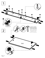 Предварительный просмотр 7 страницы TUHOME Furniture ALB5603 Assembly Instructions Manual