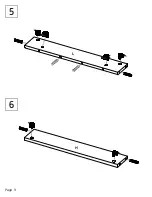 Предварительный просмотр 9 страницы TUHOME Furniture ALB5603 Assembly Instructions Manual