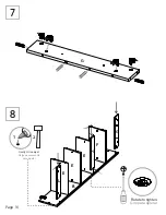 Предварительный просмотр 10 страницы TUHOME Furniture ALB5603 Assembly Instructions Manual