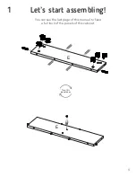 Preview for 6 page of TUHOME Furniture ARMIN Assembly Instructions Manual