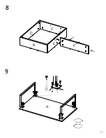 Preview for 10 page of TUHOME Furniture ARMIN Assembly Instructions Manual