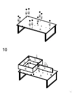 Preview for 11 page of TUHOME Furniture ARMIN Assembly Instructions Manual