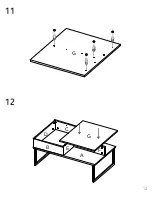 Preview for 12 page of TUHOME Furniture ARMIN Assembly Instructions Manual