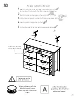 Preview for 21 page of TUHOME Furniture BECCA CLZ 7151 Assembly Instructions Manual