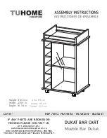 Preview for 1 page of TUHOME Furniture BLZ5231 Assembly Instructions Manual