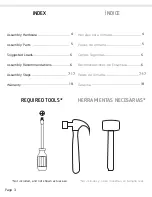 Preview for 3 page of TUHOME Furniture BLZ5231 Assembly Instructions Manual