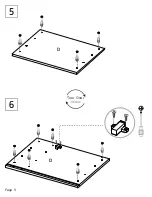 Preview for 9 page of TUHOME Furniture BLZ5231 Assembly Instructions Manual