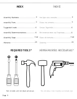 Preview for 3 page of TUHOME Furniture BOLTON 120 CWZ5950 Assembly Instructions Manual