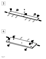 Preview for 8 page of TUHOME Furniture BOLTON 120 CWZ5950 Assembly Instructions Manual