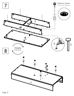 Preview for 10 page of TUHOME Furniture BOLTON 120 CWZ5950 Assembly Instructions Manual