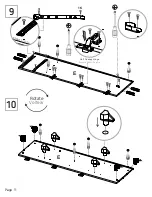 Preview for 11 page of TUHOME Furniture BOLTON 120 CWZ5950 Assembly Instructions Manual