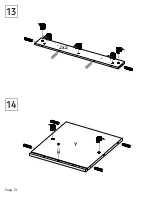 Preview for 13 page of TUHOME Furniture BOLTON 120 CWZ5950 Assembly Instructions Manual