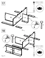 Preview for 15 page of TUHOME Furniture BOLTON 120 CWZ5950 Assembly Instructions Manual