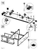 Preview for 16 page of TUHOME Furniture BOLTON 120 CWZ5950 Assembly Instructions Manual