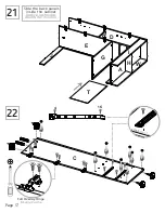 Preview for 17 page of TUHOME Furniture BOLTON 120 CWZ5950 Assembly Instructions Manual