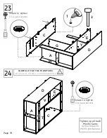 Preview for 18 page of TUHOME Furniture BOLTON 120 CWZ5950 Assembly Instructions Manual