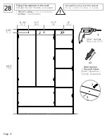 Preview for 21 page of TUHOME Furniture BOLTON 120 CWZ5950 Assembly Instructions Manual