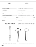 Preview for 3 page of TUHOME Furniture CALA ADB5773 Assembly Instructions Manual