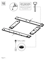 Preview for 12 page of TUHOME Furniture CALA ADB5773 Assembly Instructions Manual