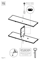 Preview for 15 page of TUHOME Furniture CALA ADB5773 Assembly Instructions Manual