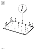 Preview for 22 page of TUHOME Furniture CALA ADB5773 Assembly Instructions Manual