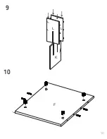 Preview for 10 page of TUHOME Furniture CAMELIA BAR CART Assembly Instructions Manual