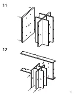 Preview for 11 page of TUHOME Furniture CAMELIA BAR CART Assembly Instructions Manual