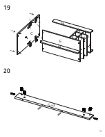 Preview for 15 page of TUHOME Furniture CAMELIA BAR CART Assembly Instructions Manual